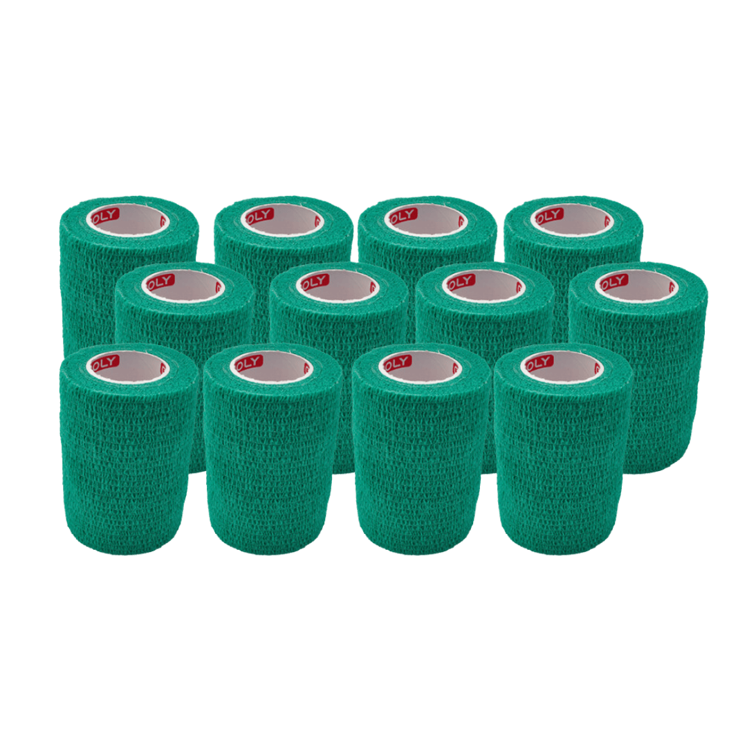Sock Tape - Green - Self Adherent Cohesive Bandage Tape - SDSOX