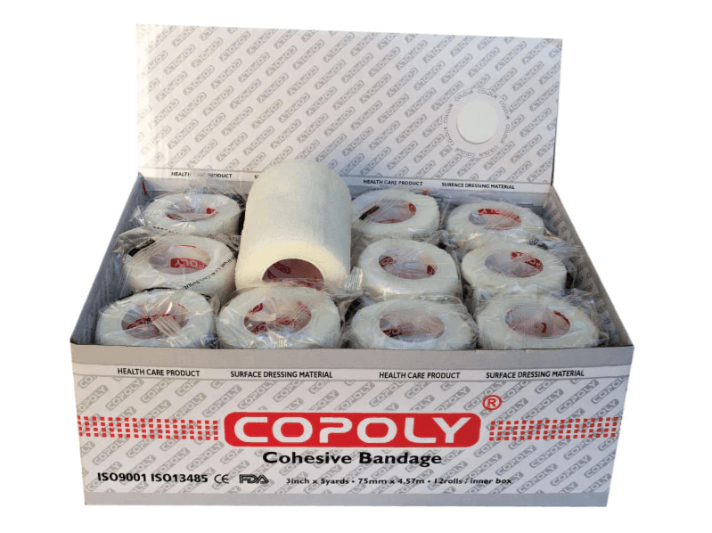 Sock Tape - White - Self Adherent Cohesive Bandage Tape - SDSOX