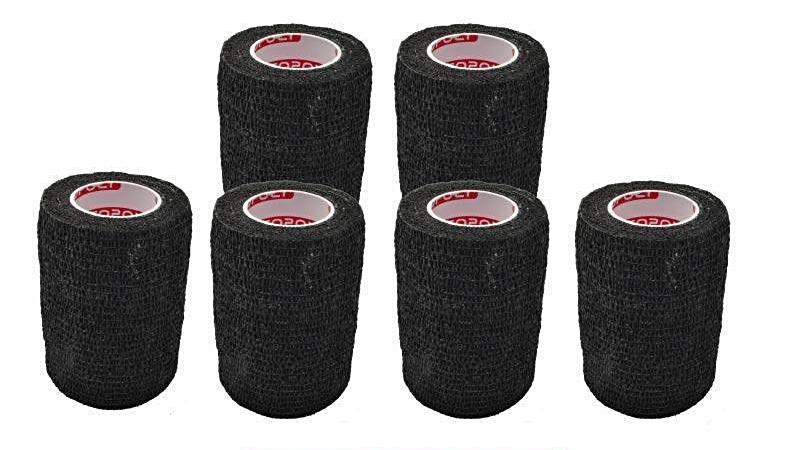 Sock Tape - Black - Self Adherent Cohesive Bandage Tape - SDSOX