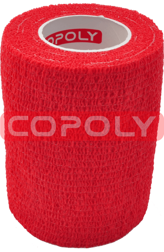 Sock Tape - Red - Self Adherent Cohesive Bandage Tape - SDSOX