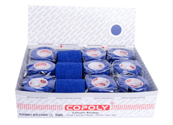 Sock Tape - Blue - Self Adherent Cohesive Bandage Tape - SDSOX